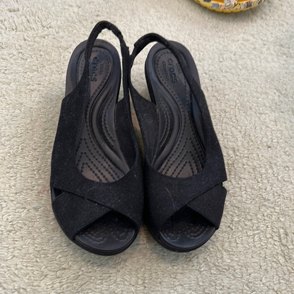 Croc heels